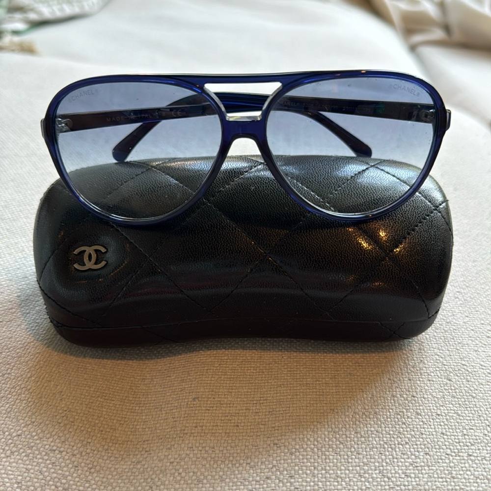 Chanel Women’s Blue Sunglasses